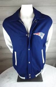 NFL New England Patriots 6 Time Super Bowl Champion Jacket Size Medium - Picture 1 of 8