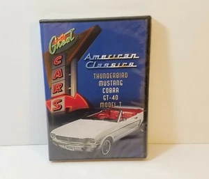 American Classics DVD Great Cars Thunderbird Mustang Cobra GT-40 Model T New - Picture 1 of 2