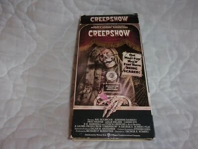 CREEPSHOW VHS SIGNED BY TOM SAVINI 80'S HORROR STEPHEN KING GEORGE ROMERO CULT - Image 1 of 4