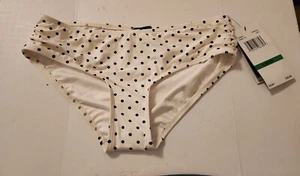 Coco Rave Size Large CLASSIC White Black Polka Dot New Womens Bikini Bottom. 59 - Picture 1 of 5