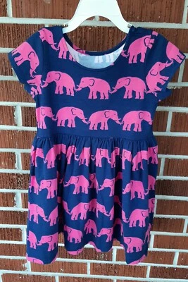 Vestido Kelly's Kids zoológico/elefante menina tamanho 4-5 (novo sem etiquetas)  - Imagem 1 de 4