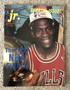 1991 NBA Finals Special Issue of Tuff Stuff Jr. Magazine-Michael Jordan 27 Cards - Picture 1 of 8
