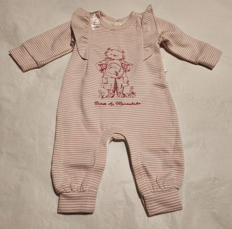 Mameluco Paddington manga larga de una pieza para niñas Baby Gap nuevo con etiquetas Foto 1 de 1