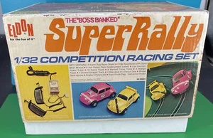 ELDON Boss Banked Super Rally Slot Car Race Set Box - BOX ONLY!! - Vintage - Picture 1 of 6