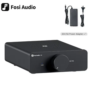 Fosi Audio V3 48V TPA3255 Amplifier Audio Stereo Class D 2 Channel Speakers HiFi - Picture 1 of 6