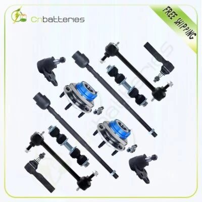 12* Front Suspension Kit Wheel Hub Bearing Assembly Fits 2005-2009 Buick Allure - Image 1 of 4