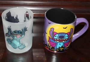Disney Lilo & Stitch Vampire Stitch Tasse und Eisglas KOMBI SET - Neu! - Bild 1 von 6