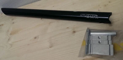 NC-17 Empire reggisella, 28,6 mm, 400 mm, nero, NUOVO, IMBALLO ORIGINALE - Immagine 1 di 2