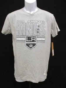 New NHL Los Angeles LA Kings Mens Sizes S-2XL Gray Shirt MSRP $34 - Picture 1 of 6