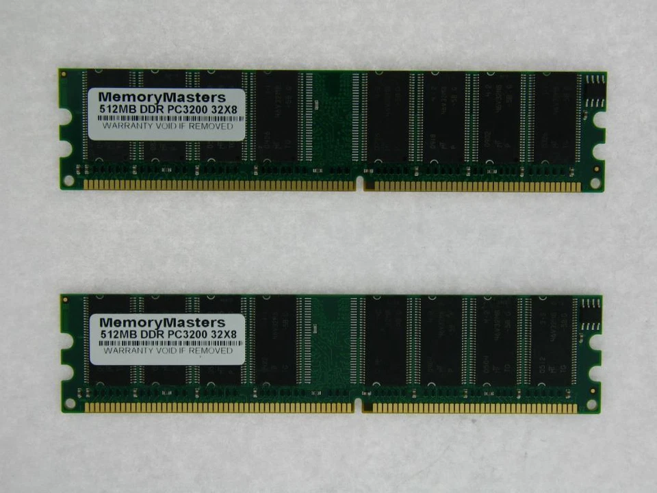 1GB (2x 512MB) PC3200 DDR Memory RAM for DELL Dimension 1100 2400 3000 - Image 1 of 1