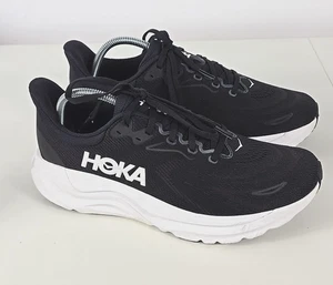 Hoka One One Womens ARAHI 8 Black White Running Sneakers Sz 11B - Picture 1 of 8