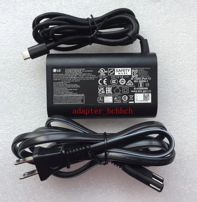 New Original OEM LG gram 16Z90Q-K.AAB8U1 ADT-65DSU-D03-2 65W USB-C AC/DC Adapter - Image 1 of 4