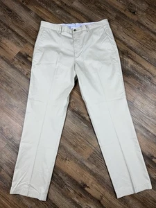 Onward Reserve Pantalone Uomo 35/30 Avorio Misto Cotone Elasticizzato Chino Dritto Preppy - Foto 1 di 14