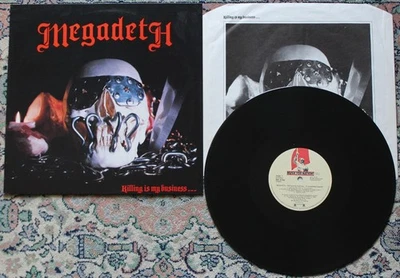 MEGADETH - KILLING IS MY BUSINESS.. LP '85 - RR9786 - Thrash Metal - Annihilator - Image 1 of 4
