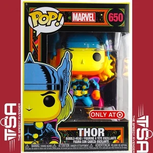 Funko Pop! Marvel THOR (BLACKLIGHT) #650 Bersaglio Esclusivo 2020 con Protezione - Foto 1 di 9