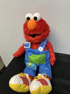 Gund Sesamstraße Teach Me Dress Me Plüsch Elmo Stofftier Knopf Druckknopf 14 Zoll - Bild 1 von 3