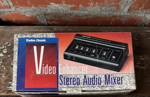 Vintage Radio Shack Realistic Video Enhancer 15-1961 Stereo Audio Mixer NEW! - Picture 1 of 3