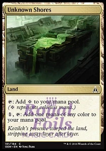 Unknown Shores 4x FOIL OGW MTG Oath of the Gatewatch Common NM land - Picture 1 of 1