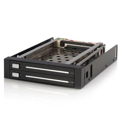 Startech.Com 2 Drive 2.5In Trayless Sata Mobile Rack - Image 1 of 3