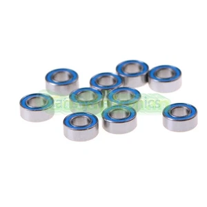 5PCS Miniature ball Bearings with blue Plastic cover 5*10*4mm MR105-2RS - Picture 1 of 4