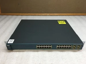 Cisco Catalyst 3560G Series PoE-24 WS-C3560G-24PS-S V06 24-Port Gigabit Switch - Picture 1 of 9