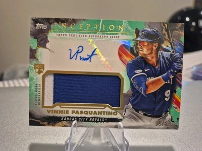 2023 Topps Inception - Vinny Pasquantino - Rookie Patch Auto - Green/99 - IAP-VP - Image 1 of 4