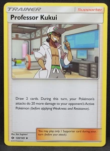 Professor Kukui 128/149 SM Conjunto Base Pokémon Normal Poco Común - LP2 - Imagen 1 de 2