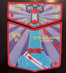 OA KONEPAKA KETIWA LODGE 38 2024 NOAC TWO PIECE SET - Picture 1 of 1