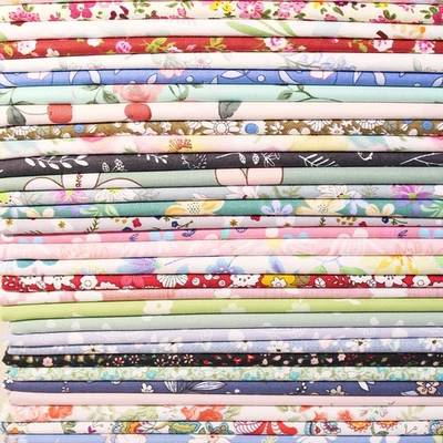 50 Mixcolor Charm Pack Cotton Squares Patchwork Quilt Fabric Scraps Bundle Lot - Image 1 of 4