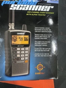 Uniden Bearcat BC125AT Handheld Scanner 500-Alpha-Tagged Channels (Non-digital) - Zdjęcie 1 z 3