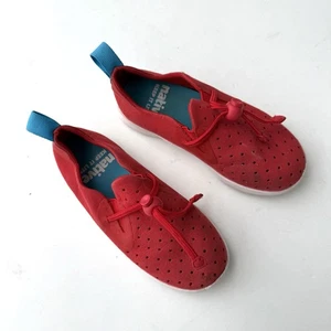 NATIVE Kids Toddler Size 10 Apollo Moc Torch Red White Perforated Water Shoes J3 - Picture 1 of 5