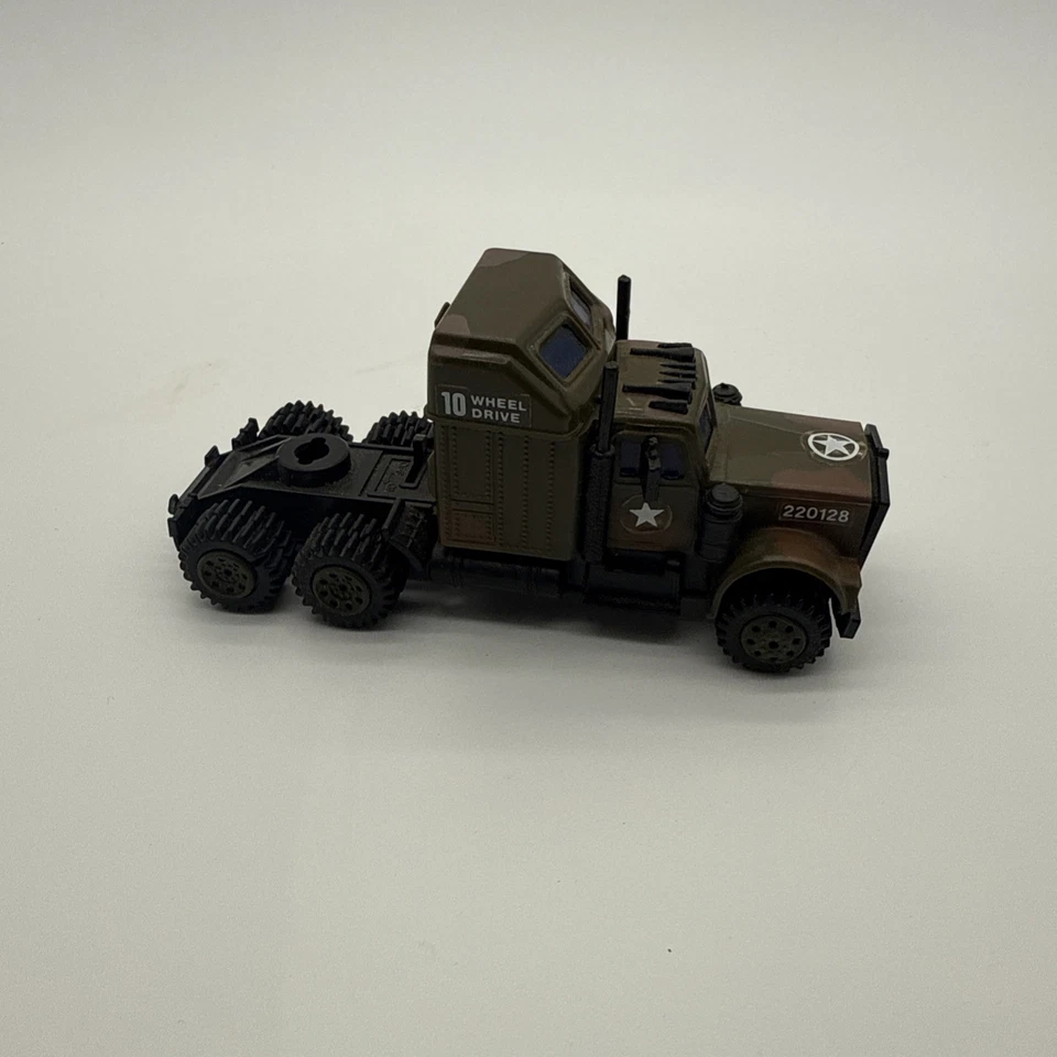 Semirremolque militar Soma 1982 vintage funcionando 10 ruedas motrices, sin remolque Foto 1 de 3