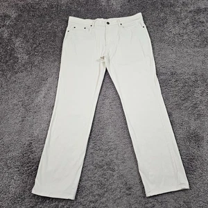 Pantalones Onward Reserve Para Hombre 36 Off White Elastizados Chico Informales Ligeros 36x31 - Imagen 1 de 13