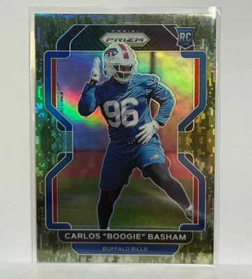 2021 Panini Prizm Camo /15 Carlos Basham Jr Boogie #436 Rookie RC - Image 1 of 2
