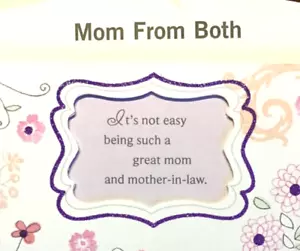 Hallmark BIRTHDAY Card for MOM / MOTHER IN LAW from BOTH of US, we are Lucky 25K - Picture 1 of 3