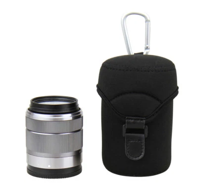 JJC Lens Case Bag Pouch for Olympus 60mm f/2.8 Canon EF-M 18-150mm Sony FE 50mm - Image 1 of 4