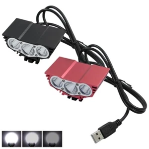 Super Helle 1000LM USB LED Fahrradlicht Fahrrad Scheinwerfer Radfahren Lampe - Bild 1 von 11