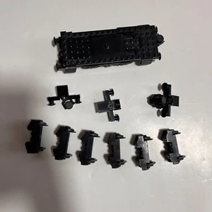Lego System Parts Pieces Train Car Base Motor Extra Wheels Couplers 9V Untested - Picture 1 of 6