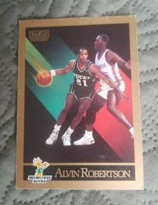 1990-91 SkyBox Milwaukee Bucks Basketball Card #165 Alvin Robertson - Picture 1 of 2