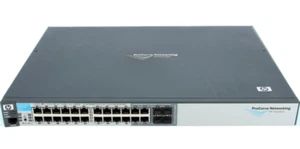 SWITCH HP PROCURVE 2810-24G J9021A 24 PORTE 1 Gbps 4 porte SFP RACKMOUNT Fattura - Zdjęcie 1 z 6