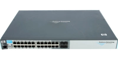 SWITCH HP PROCURVE 2810-24G J9021A 24 PORTE 1 Gbps 4 porte SFP RACKMOUNT Fattura - Immagine 1 di 4