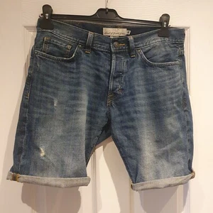 H&M Mens Denim Shorts 32 Used Label Of Graded Goods Blue Free UK Delivery - Picture 1 of 11