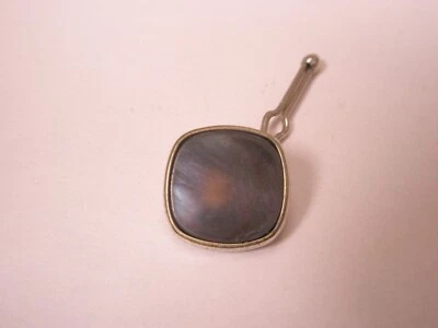 ÚNICO (1) 1/2" Gris Cuadrado Madreperla Vintage Formal Tux Camisa Tachuela c133 Foto 1 de 4