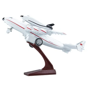 1/400 Soviet An-225 Aircraft w/Buran Orbiter Model Sound Light Pull Back Toy - Picture 1 of 26