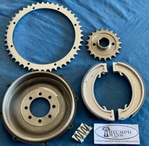 Triumph T120 TR6 650CC Twin Drive Sprockets-Rear Brake Basic Rebuild Starter Kit - Picture 1 of 1