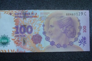 ARGENTINA 100 Pesos -EVA PERÓN Evita - 2013 BILLETE SIN CIRCULAR SERIE "C" P.358b - Imagen 1 de 2