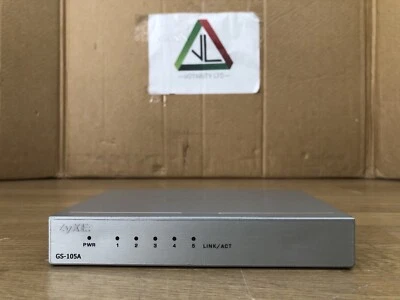 ZyXel GS-105A with No PSU Zyxel GS-105A 5-Port Gigabit Unmanaged Switch -Inc VAT - Image 1 of 4
