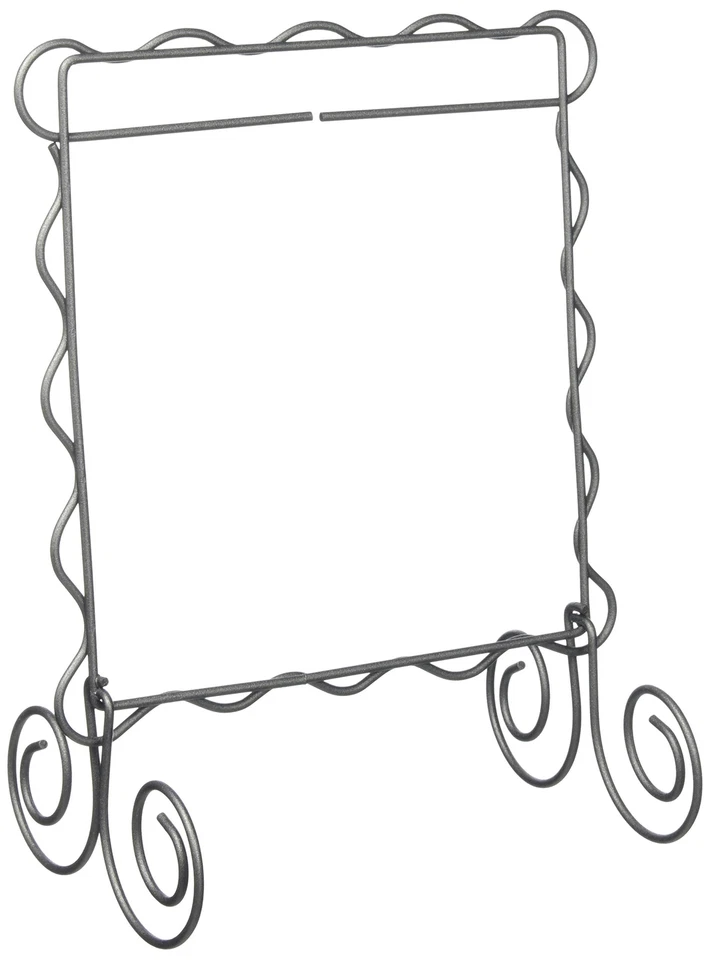 6in x 6in Scalloped Single Stand Silver - 88017 - Ackfeld Manufacturing