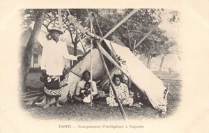 Tahiti - Campement indigène à Papeete - Ed. Inconnu - Imagen 1 de 2