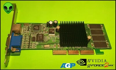 NVIDIA GEFORCE 2 MX 200 32MB SCHEDA VIDEO AGP VGA S-VIDEO - Immagine 1 di 3